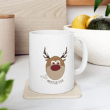 Meet me under the Mistletoe | Graphic Coffee Mugs | Ceramic Mug, (11oz, 15oz)