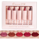 5PC Matte Velvet Lip Gloss Set