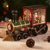 Holiday Train Crystal Ball Ornament