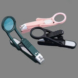 Nail Scissors with Magnifying Glass