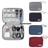 Portable Travel Cable Organizer Bag