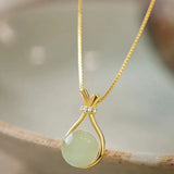 Retro Style Jade Pendant