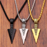 Retro Triangle Arrowhead Necklace