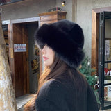 Women's Plush Fur Caps