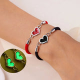 Luminous Heart Couple Bracelet