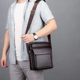 Luxury Men's Leather Shoulder Bag