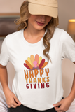 Happy Thanksgiving | Graphic T Shirt | Unisex Softstyle T-Shirt